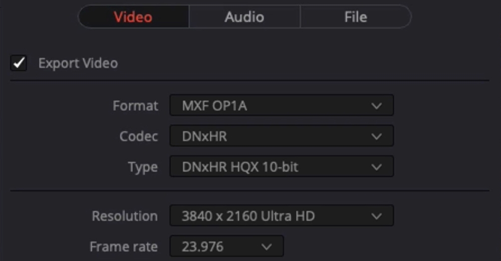 The difference between DNxHR and ProRes codecs