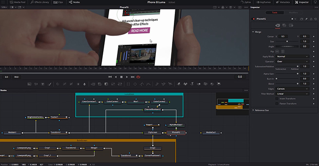 Screen Replacement in DaVinci Resolve Fusion